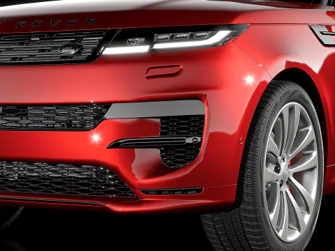 Гибрид Range Rover Sport 2024 года 3D Модель