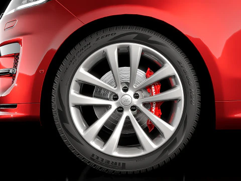 Гибрид Range Rover Sport 2024 года 3D Модель