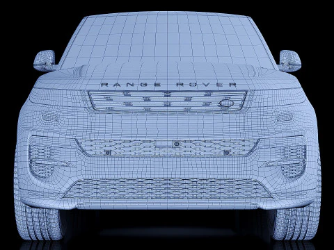 Гибрид Range Rover Sport 2024 года 3D Модель