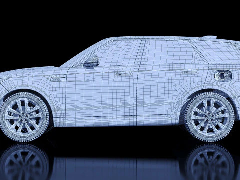 Гибрид Range Rover Sport 2024 года 3D Модель