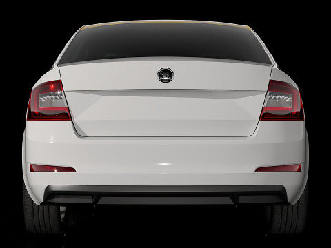 Taxi Skoda Octavia 2017 3D Model