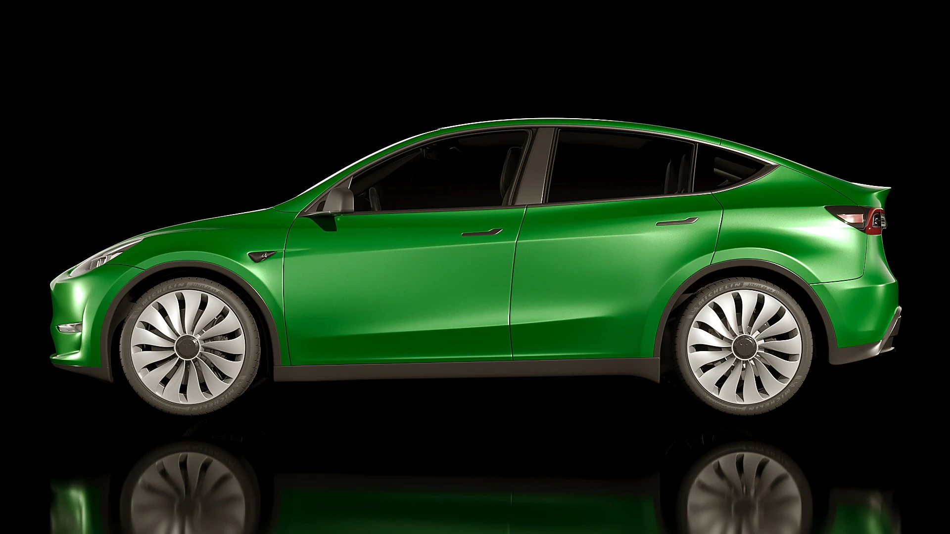 Tesla Model Y 2020 3D Model .c4d .max .obj .3ds .fbx .stl .blend 
