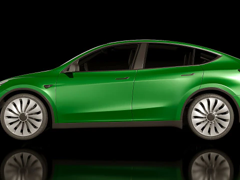 テスラ モデル Y 2020 3Dモデル