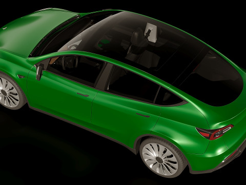 Tesla Model Y 2020 3D Model