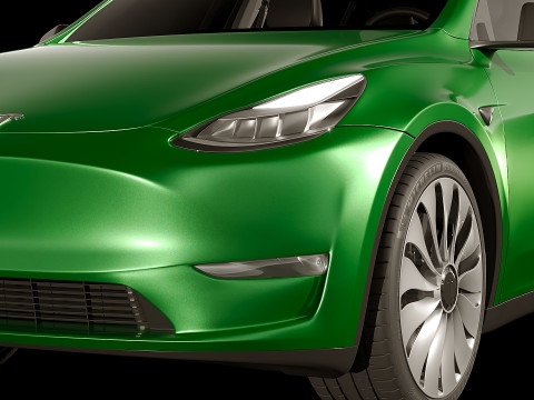 Tesla Model Y 2020 3D Model