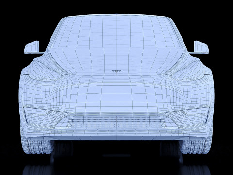 Tesla Model Y 2020 3D Model