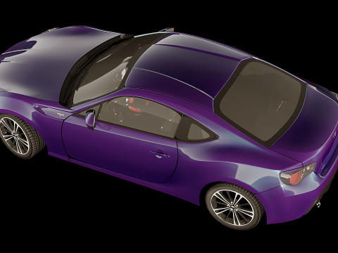 Toyota GT86 2014 3D Model