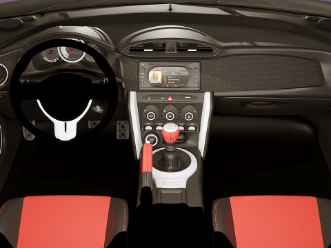 Toyota GT86 2014 3D Model