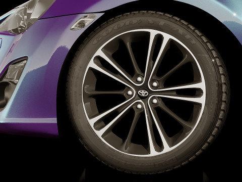 Toyota GT86 2014 3D Model