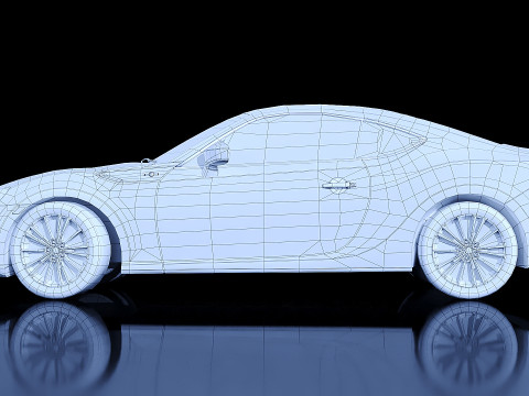 Toyota GT86 2014 3D Model