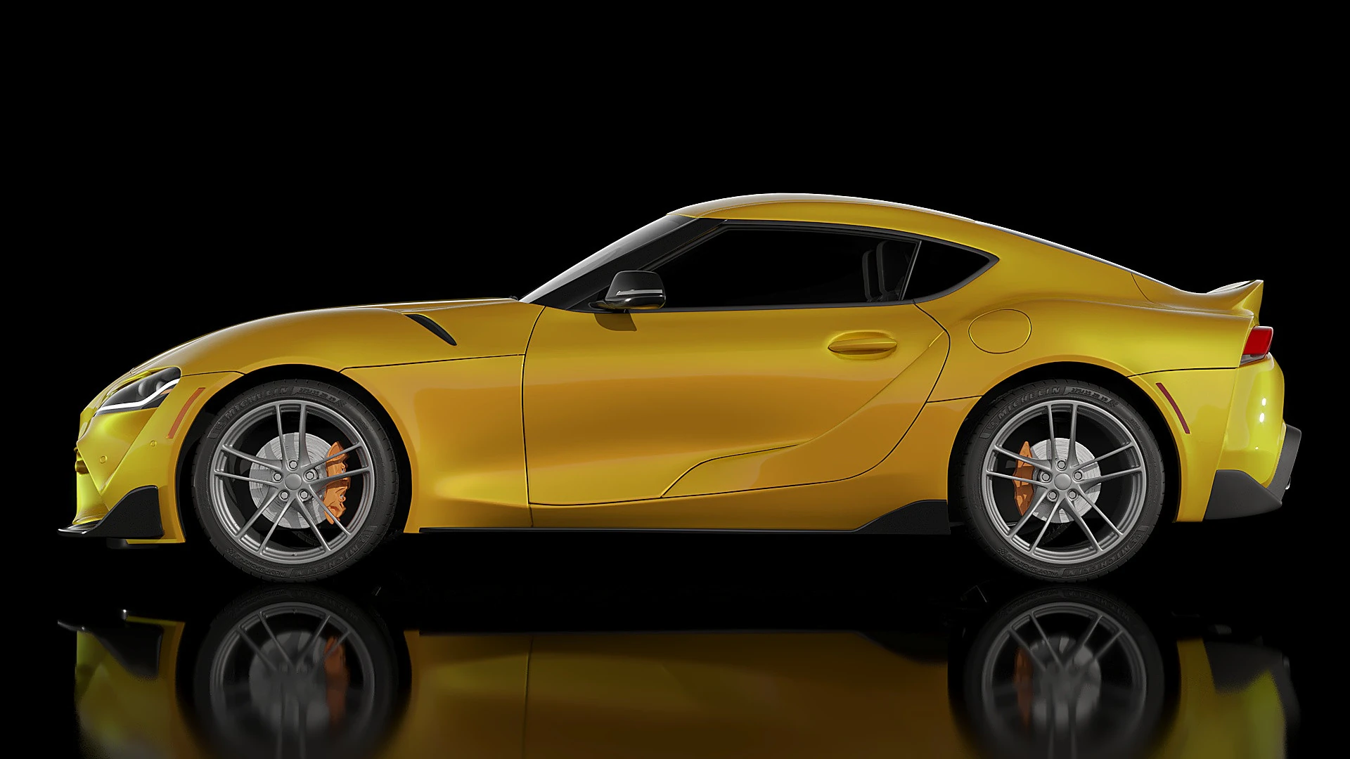 Toyota Supra GR 2020 3D Model .c4d .max .obj .3ds .fbx .stl .blend 