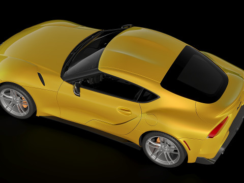 Toyota Supra GR 2020 3D Model