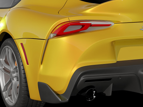 Toyota Supra GR 2020 3D Model