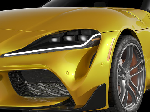 Toyota Supra GR 2020 3D Model