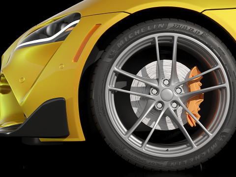 Toyota Supra GR 2020 3D Model