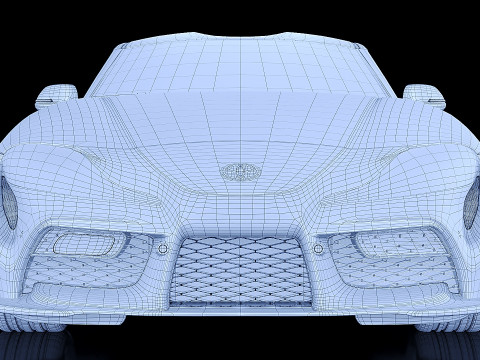 Toyota Supra GR 2020 3D Model