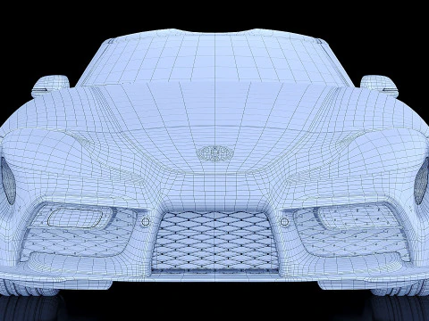 Toyota Supra GR 2020 3D Model