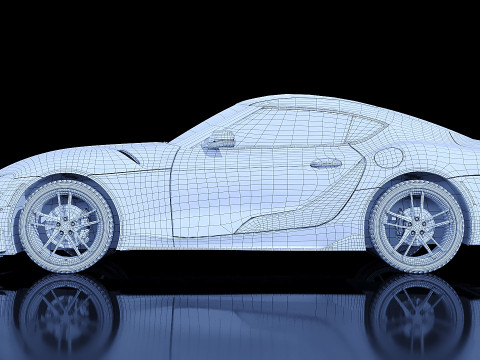 Toyota Supra GR 2020 3D Model