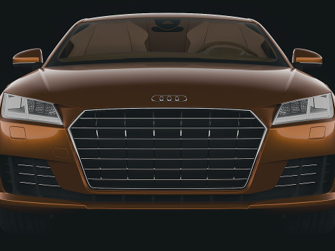 Sportscar Audi TT 2015 3D-Modell