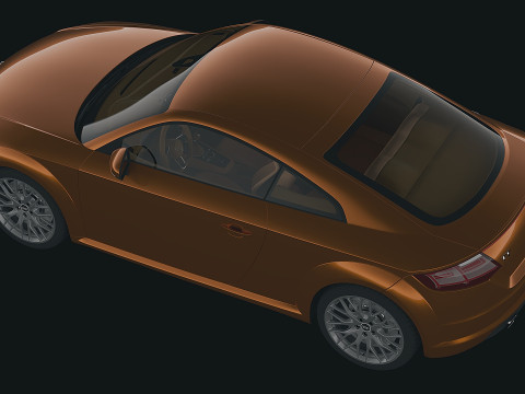 Sportscar Audi TT 2015 3D-Modell
