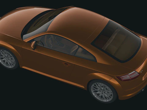 Sportscar Audi TT 2015 3D Model