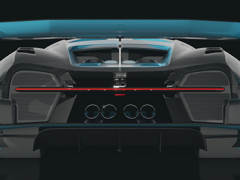 2015 Bugatti Vision Gran Turismo Concept 3D Model