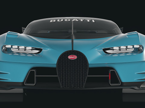 2015 Bugatti Vision Gran Turismo Concept 3D Model