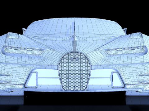 2015 Bugatti Vision Gran Turismo Concept 3D Model
