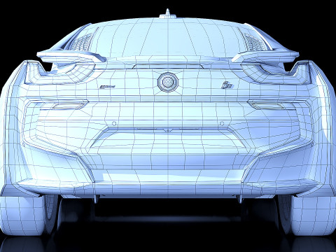 Muscle car Audi I8 2015 Modelo 3D