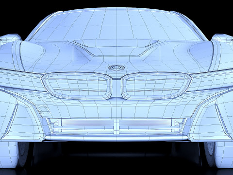 Muscle car Audi I8 2015 Modelo 3D