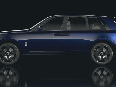 Limuzin Blue 2019 3D Model