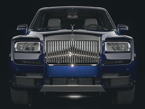 Limuzin Blue 2019 3Dモデル
