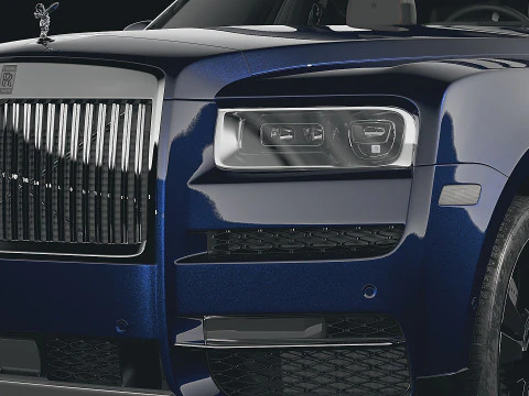 Limuzin Blue 2019 3D Model