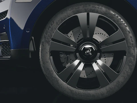 Limuzin Blue 2019 3D Model