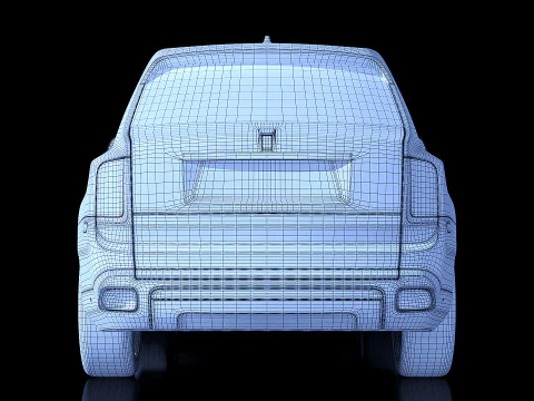 Limuzin Blue 2019 3D Model