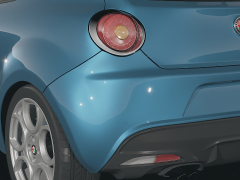 Alfa Romeo Mito Veloce 2016 Modelo 3D