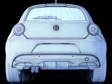 Alfa Romeo Mito Veloce 2016 Modelo 3D