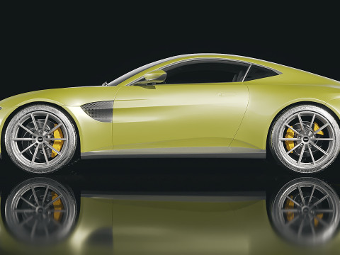 Aston Martin Vantage 2019 3D Model