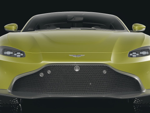 Aston Martin Vantage 2019 3D-Modell