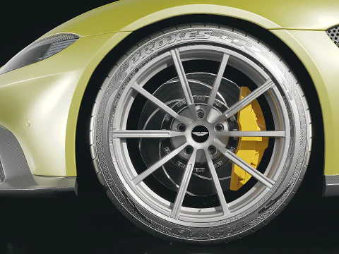 Aston Martin Vantage 2019 3D Model