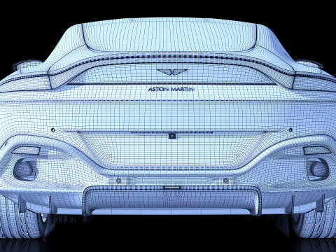 Aston Martin Vantage 2019 3D Model