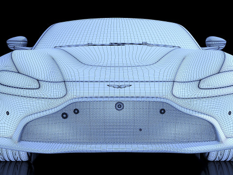 Aston Martin Vantage 2019 3D-Modell