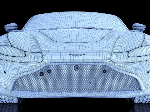 Aston Martin Vantage 2019 3D Model