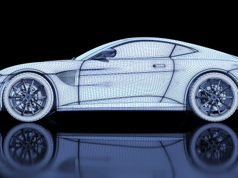 Aston Martin Vantage 2019 3D Model