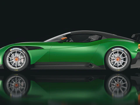 Астон Мартин Вулкан 2016 3D Модель