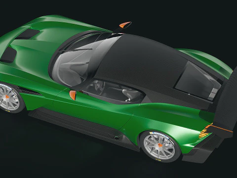 Aston Martin Vulcan 2016 3D Model