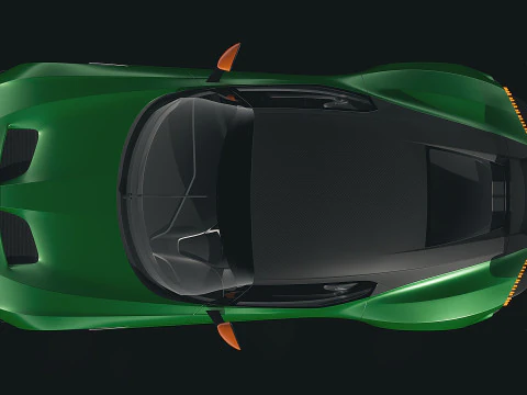 Aston Martin Vulcan 2016 3D Model