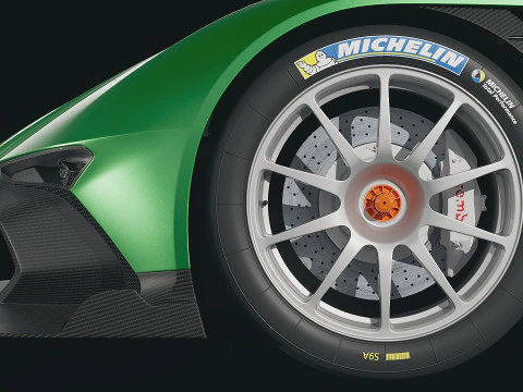 Aston Martin Vulcan 2016 3D Model