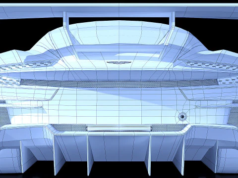 Aston Martin Vulcan 2016 3D Model