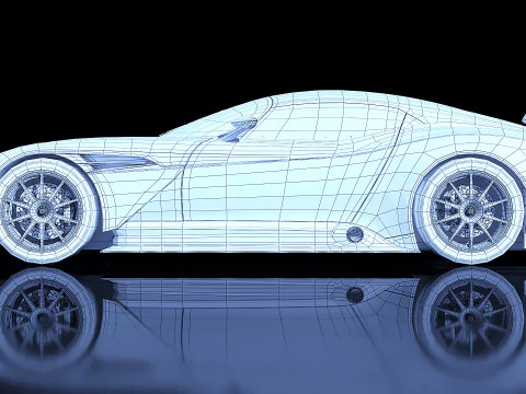 Aston Martin Vulcan 2016 3D Model